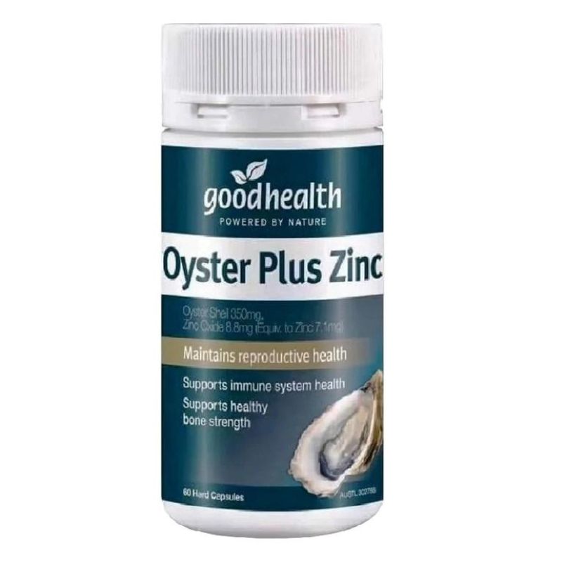 Tinh chất hàu Oyster Plus Zinc Goodhealth Úc 60 viên (Che tên khi giao hàng)